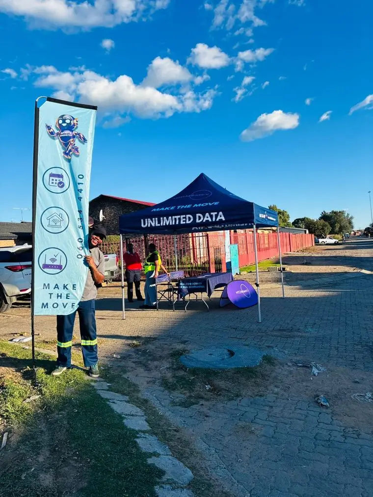 MTD NetworX team at a community street activation